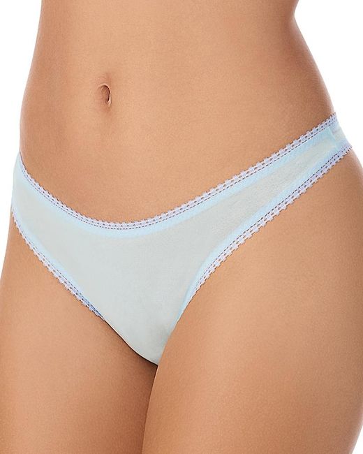 On Gossamer Blue Mesh Hip G-String