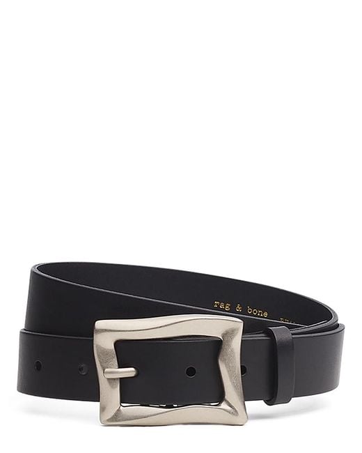 Rag & Bone Black Waverly Belt