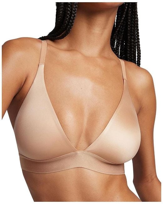 NEGATIVE Brown Glace Triangle Bra