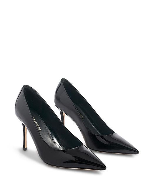 Marion Parke Black Classic Patent 85 Pump