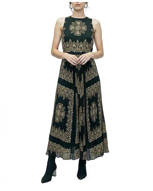 Mahi Gold Addie Dress in Multi Stripe Medium