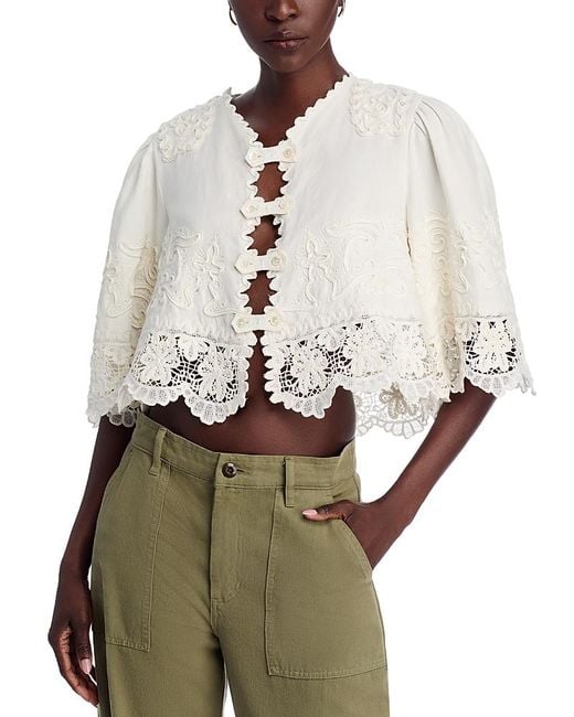 Sea Natural Iyla Soutache Top