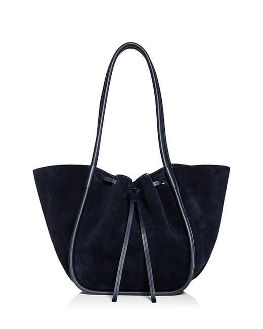 Proenza Schouler Blue Large Ruched Tote