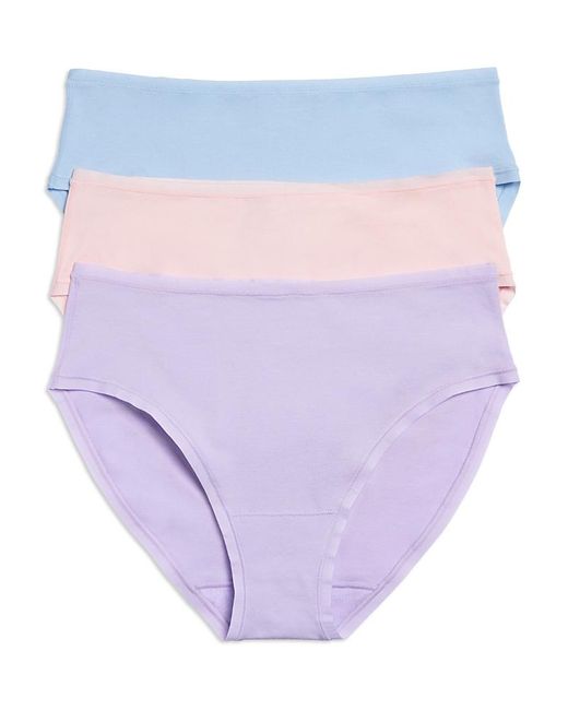 Natori Purple Bliss Bare Hipster, Pack Of 3