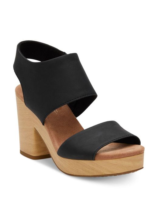 toms heeled sandals