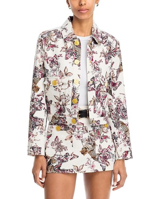 L'Agence White Nyx Crop Jacket