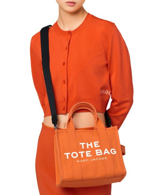 Marc Jacobs The Mini Canvas Tote Bag in Orange | Lyst