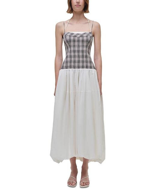 Jonathan Simkhai Gray Pfeiffer Bustier Dress