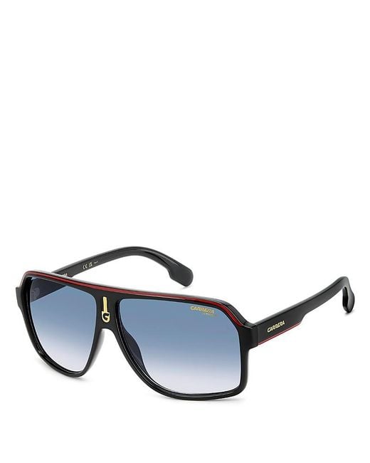 Carrera Blue Rectangular Sunglasses, 62Mm