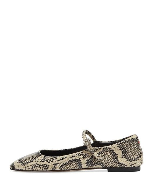 Aeyde Multicolor Uma Snake Print Flats