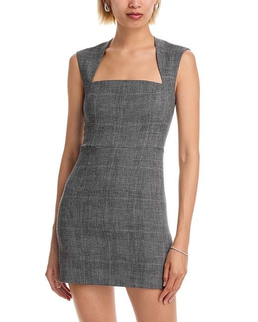 French Connection Gray Owen Mini Dress