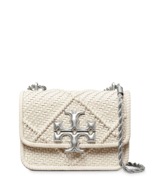 tory burch eleanor woven flat slide