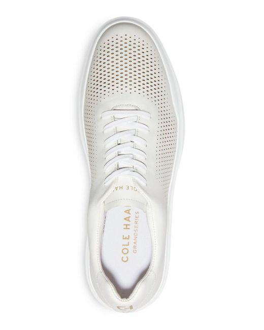 Cole Haan Leather Grandpro Rally Laser Cut Low Top Sneakers in White for  Men - Lyst