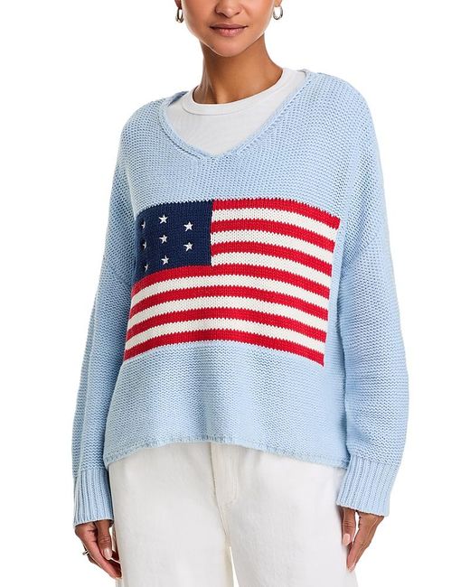 Vintage Havana White Graphic Sweater