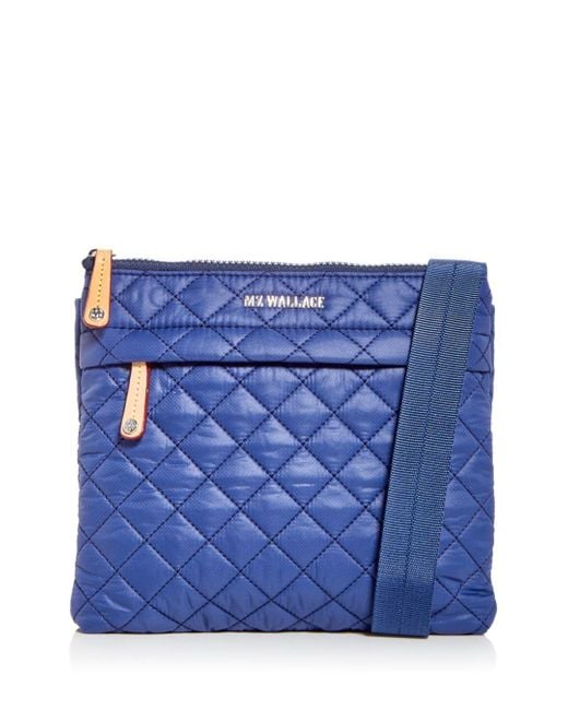 MZ Wallace Metro Flat Crossbody Bag in Blue Lyst