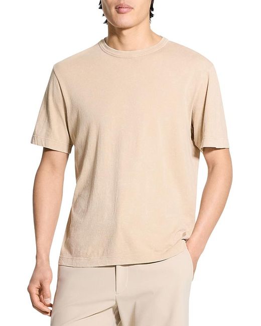 Theory Natural Crew Neck Tee for men