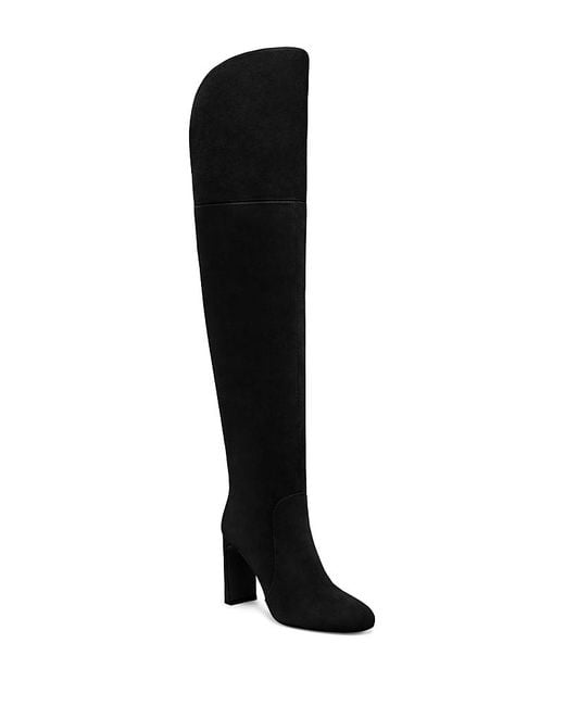 Stuart Weitzman Black Babette Over The Knee Tubo 85 Boots