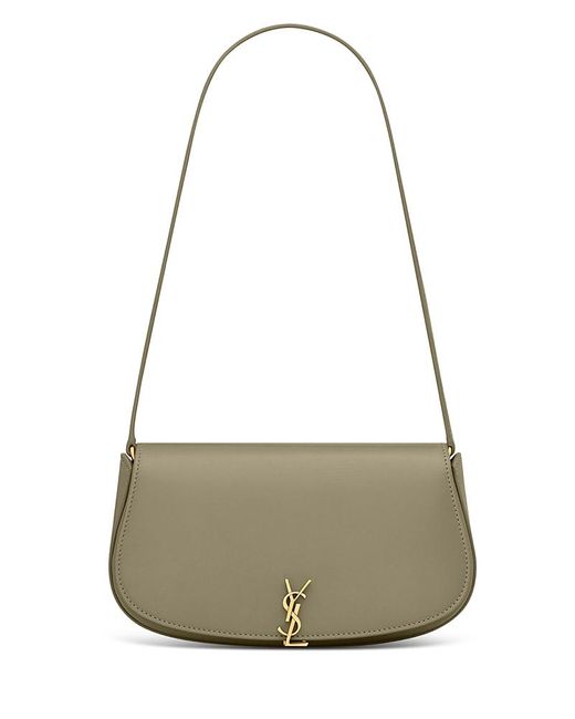 Saint Laurent Gray Voltaire Mini Shoulder Bag