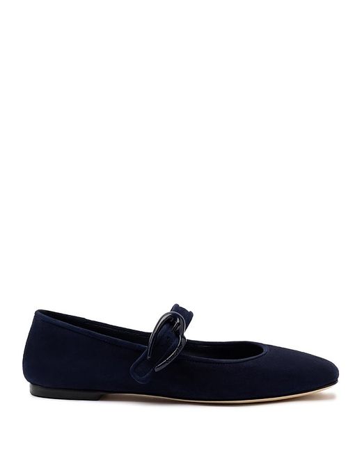 Larroude Blue Verona Ballet Flats