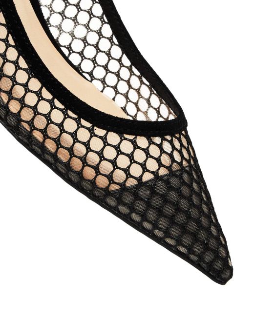 jeffrey campbell emelia mesh slingback flat