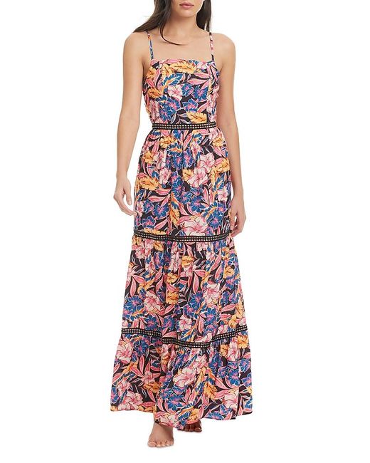 Red Carter Red Tie Back Maxi Dress Swim Cover-Up