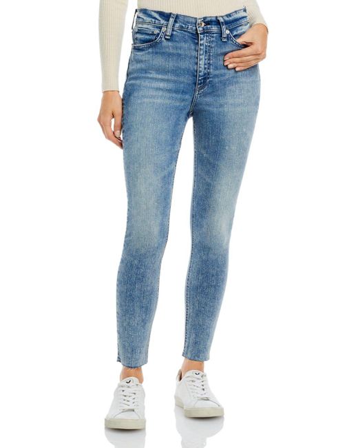 Rag \u0026 Bone Nina High Rise Ankle Skinny 
