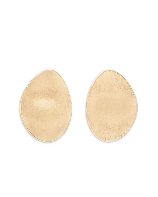 Marco Bicego Natural 18K Lunaria Large Textured Disc Statement Earrings