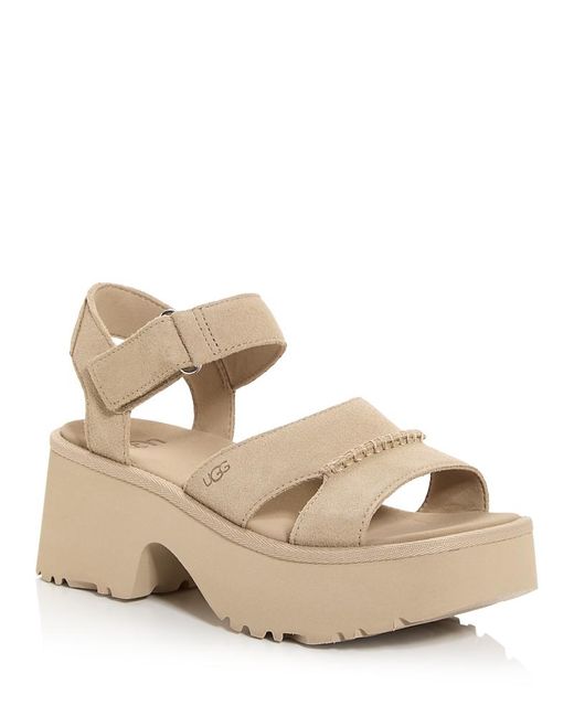 Ugg Natural New Heights Platform Sandals