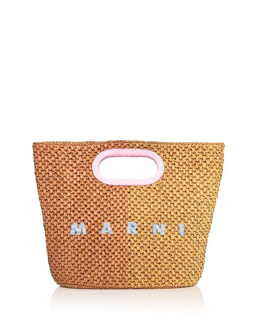Marni Multicolor Raffia Handbag