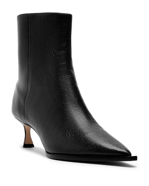 Alexandre Birman Black Myra 50 Pointed Booties