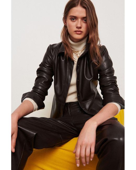 Ba\u0026sh Synthetic Faux Leather Button 