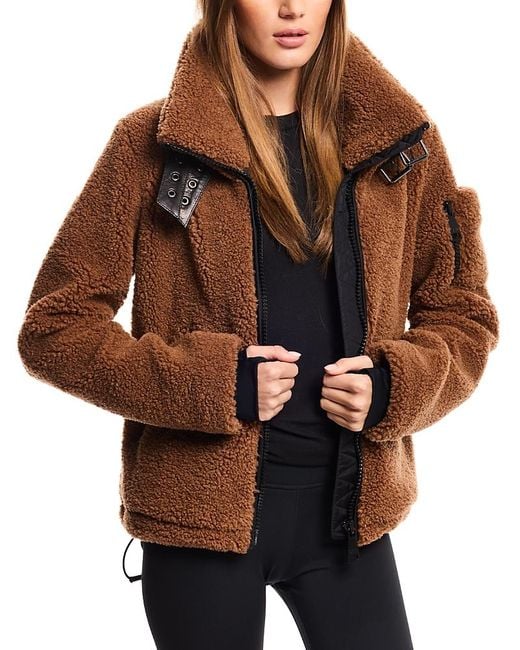 Sam. Brown Sherpa Denver Jacket