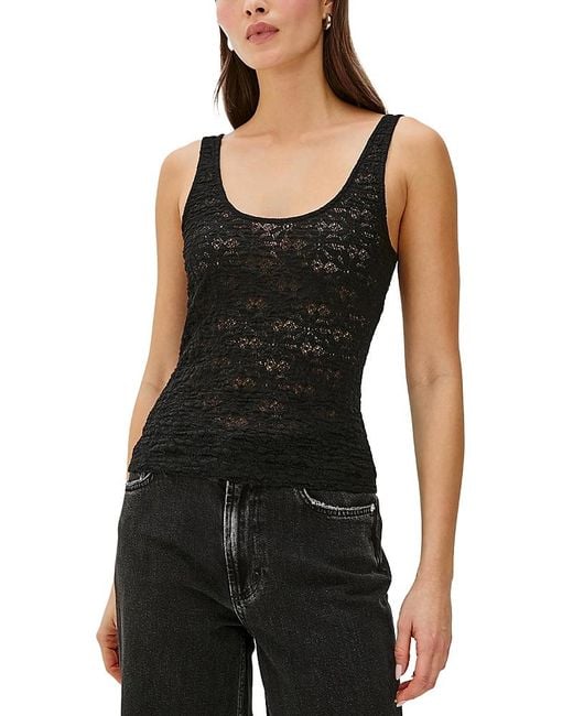 Rails Black Donya Top
