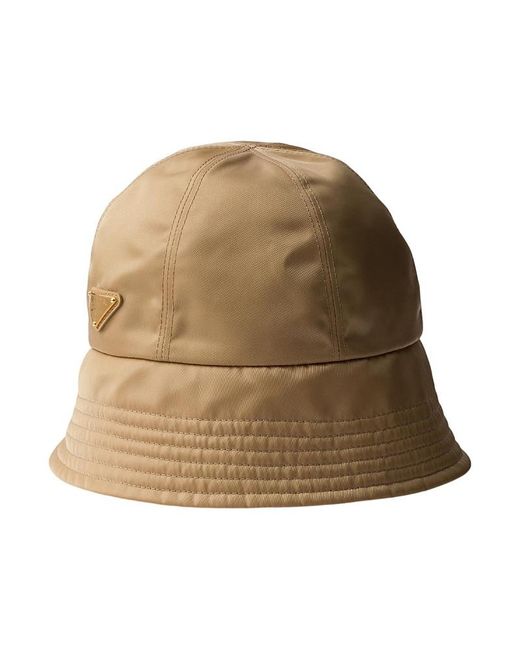 Prada Natural Re-Nylon Hat
