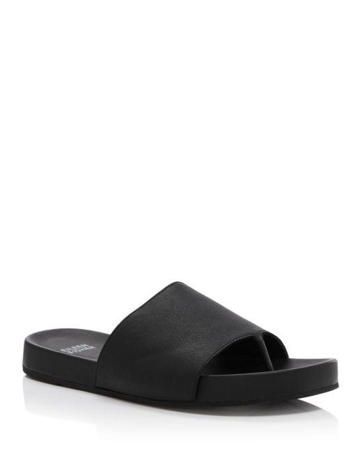eileen fisher ty washed leather slide