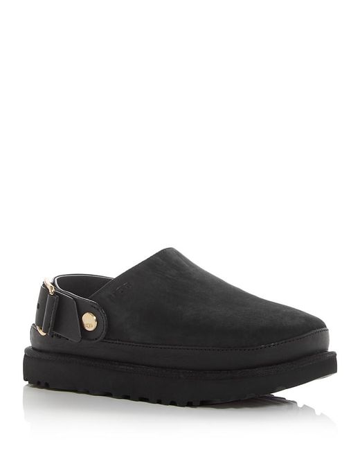 Ugg Black Goldenstar Villa Clogs