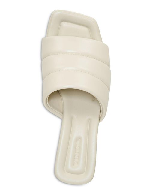 Vince Leather Ceil Slip On Quilted Sandals - Lyst