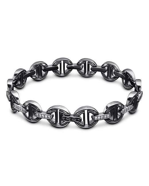Hoorsenbuhs Metallic 18K Diamond Bridge Link Bracelet