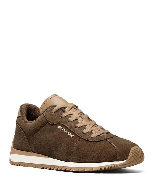Michael Kors Brown Rhodes Trainer Running Sneakers
