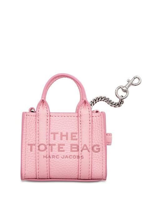Marc Jacobs Pink The Nano Tote Bag Charm