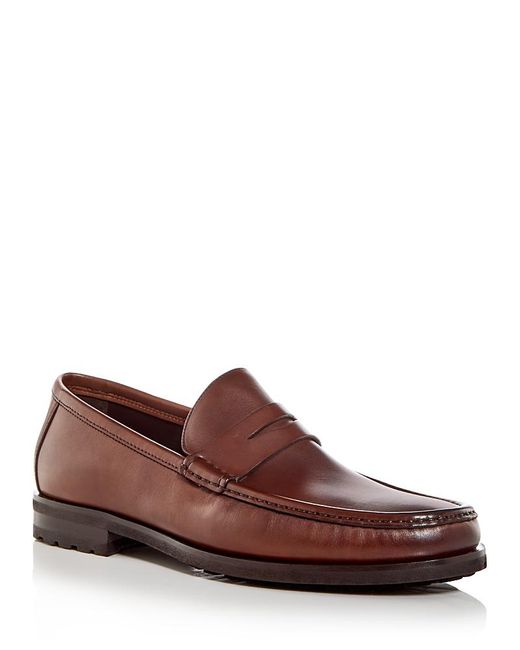 To Boot New York Brown Belfast Penny Loafers for men