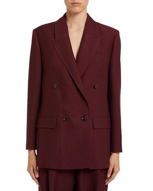 Marella Red Fluid Blazer