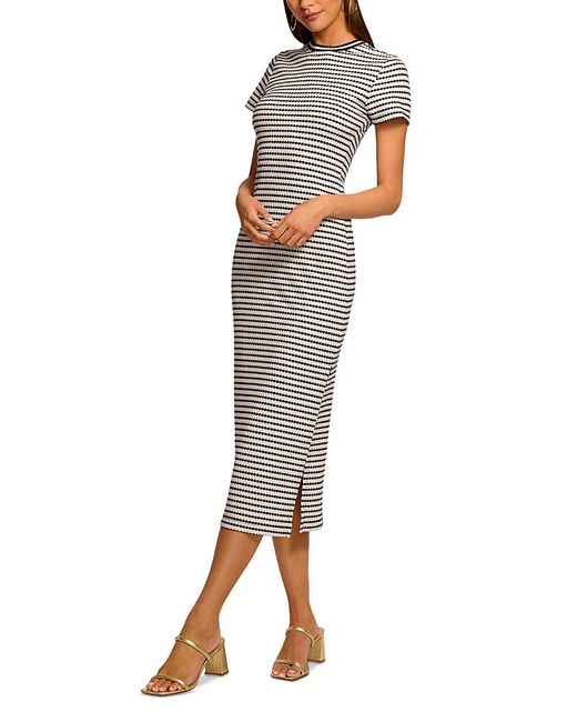 Ramy Brook Multicolor Skye Striped Knit Dress