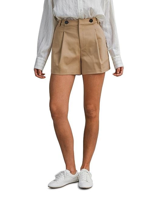 Luvee Natural Pleated Shorts