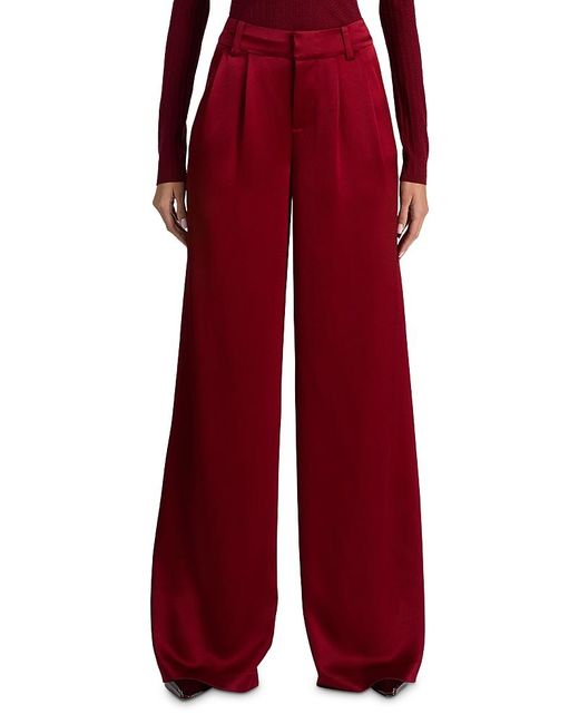 Alice + Olivia Red Pantalone Kennedy