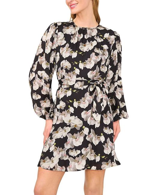 Ted Baker Orciana Puff Sleeve Belted Mini Dress in Black | Lyst Ted Baker Orciana Puff Sleeve Belted Mini Dress in Black | Lyst