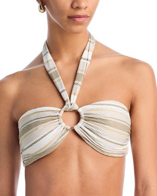 Ramy Brook Multicolor Striped Marie Bikini Top