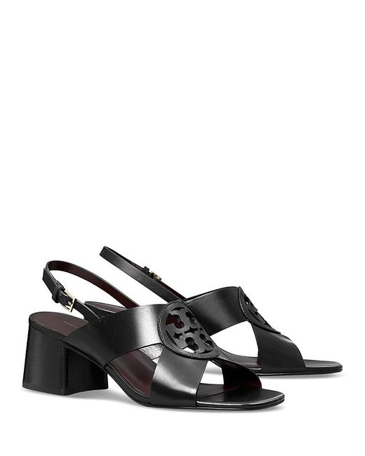 Tory Burch Black Miller High Heel Sandals