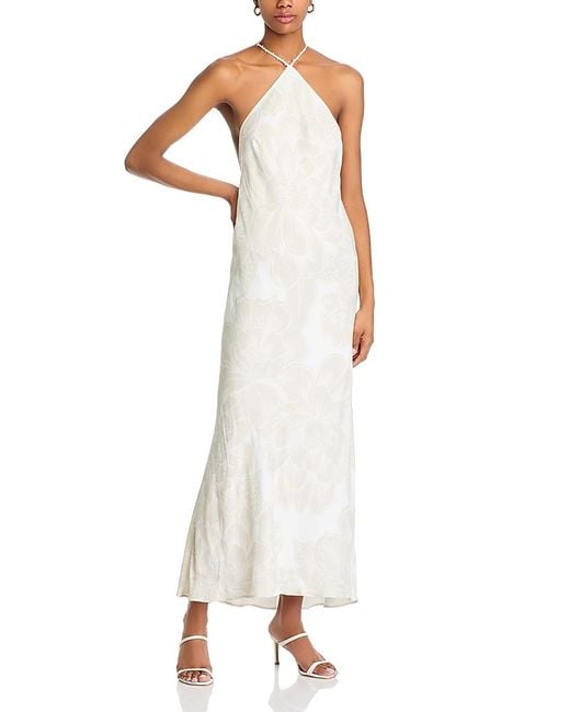 FARM Rio Women's White Off Maxi Dress FARM Rio Women's White Off Maxi Dress