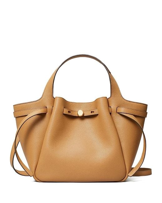 Tory Burch Metallic Small Romy Satchel